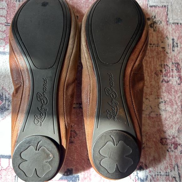 Lucky Brand Brown Leather Flats - Picture 6 of 8